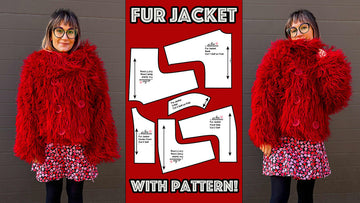 Fake Fur Jacket Digital Pattern Download
